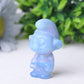 2" Blue Opalite Smurfs Crystal Carvings