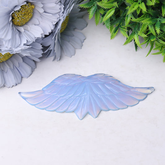 4.5" Angel Wings Crystal Carvings