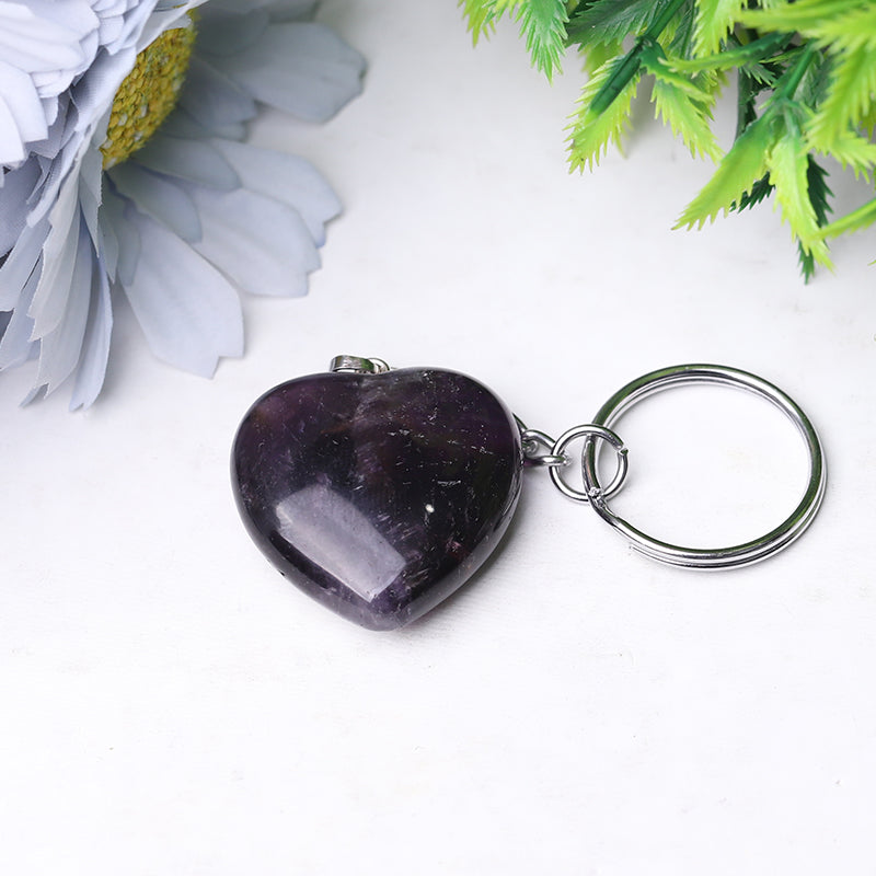 Crystal Heart Key Chain