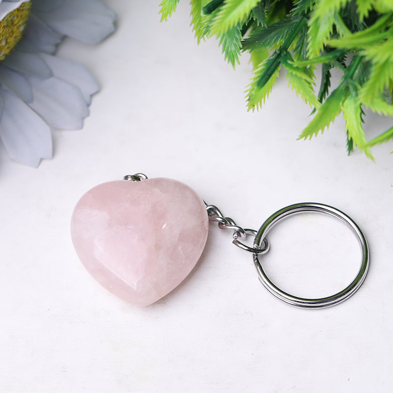 Crystal Heart Key Chain