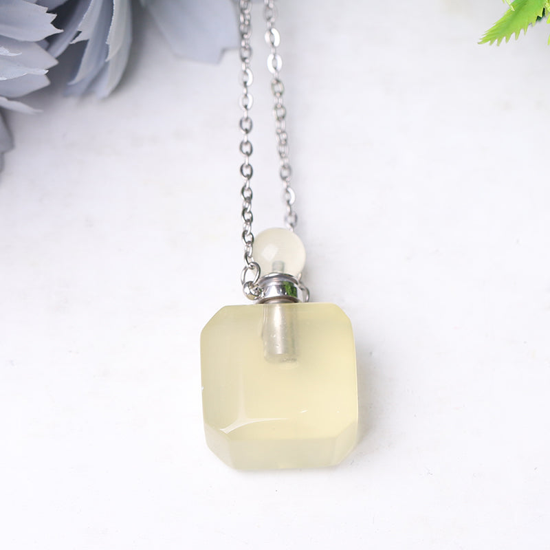 1.4" Empty Perfume Bottle Necklace DIY