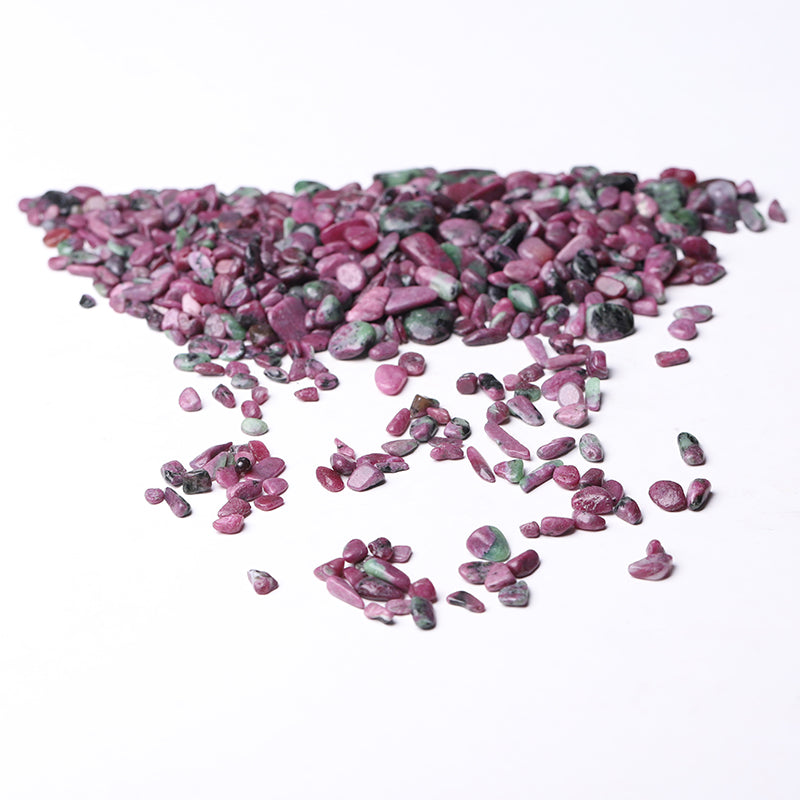 Ruby in Zoisite Crystal Chips