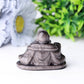 2.4" Silver Obsidian Buddha Crystal Carvings