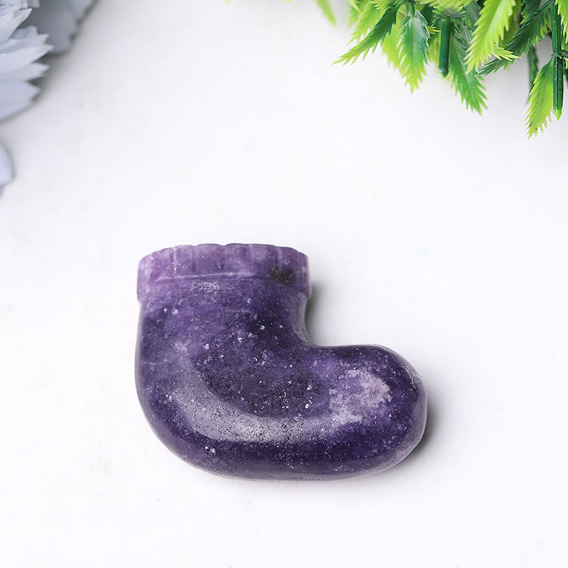 1.9" Sock Crystal Carvings for Christmas