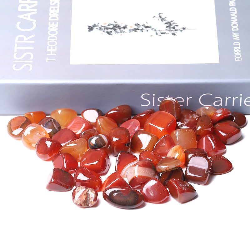 Carnelian Crystal Tumbles