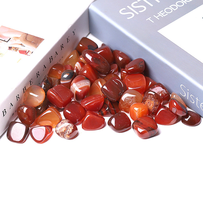 Carnelian Crystal Tumbles