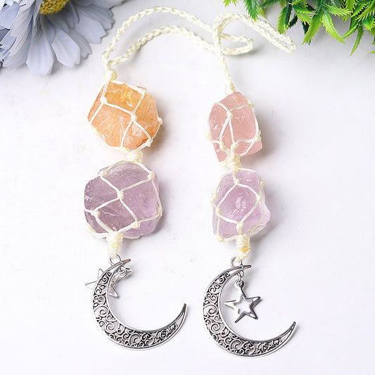 Raw Stone Crystal Hanging