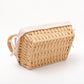 Straw Basket with Linen Lining