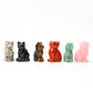1.5" Cat Figurine Crystal Carvings