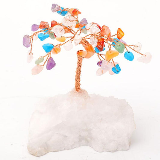 Crystal Mixed Colorful Lucky Tree