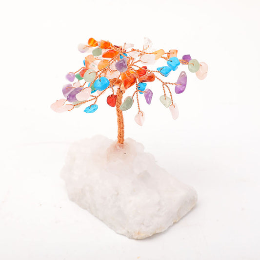 Crystal Mixed Colorful Lucky Tree