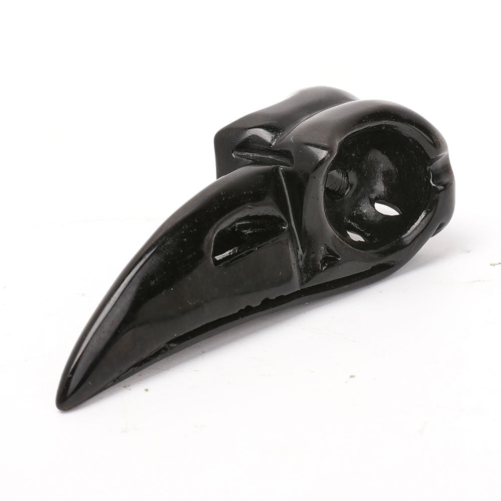 Crow Skull Carvings for Halloween