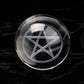 60mm Inner Laser Carving Pentagram Glass Sphere