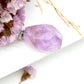 Gemstone Healing Crystal Amethyst Pendant 1pc