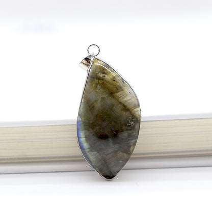 Crystal Gemstone Healing Crystal Labradorite stone Pendent
