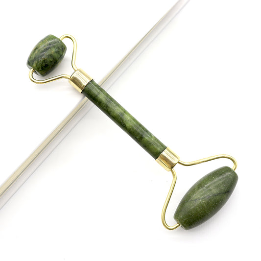 Green Jade Stone Facial Massage Roller