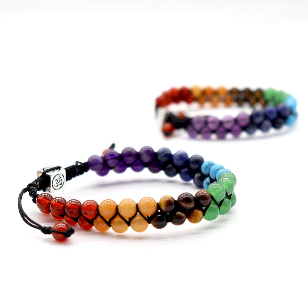 7 Chakras Healing Crystals Bracelet