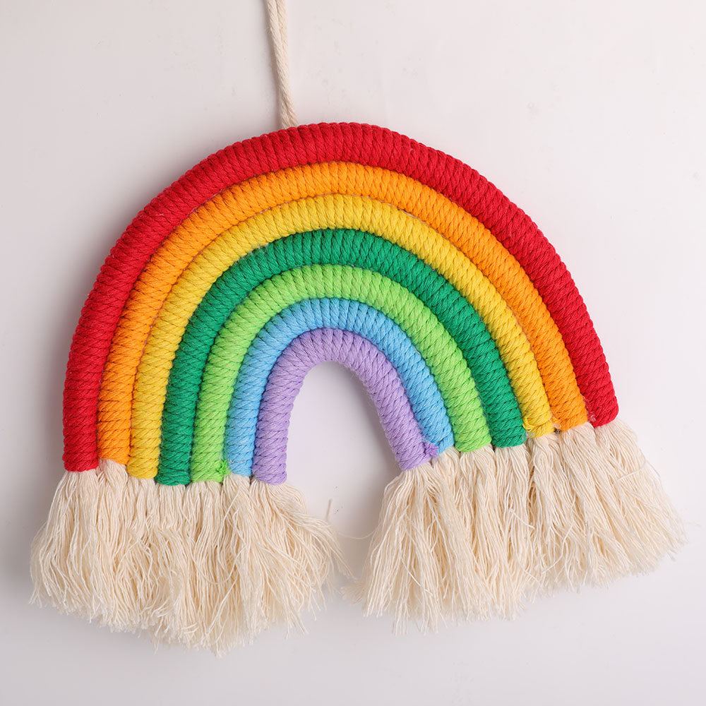 Rainbow Design Dream Catcher Fabric Hanging Ornament