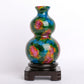 Seven-Color Jade Vase Free Form with Base