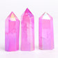 Aura Purple Angel Crystal Points