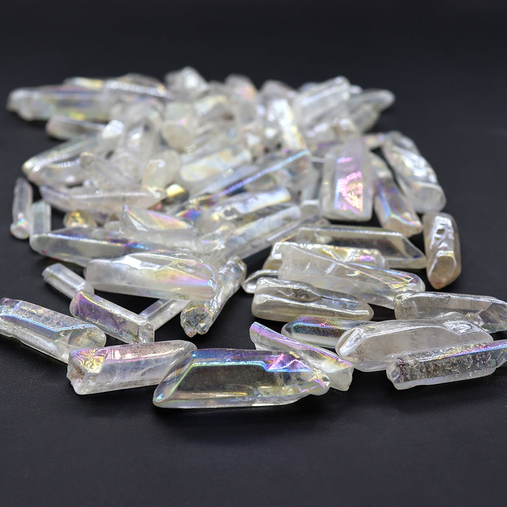 Coated Rock Aura Angel Crystal for Jewelry Making 0.5kg