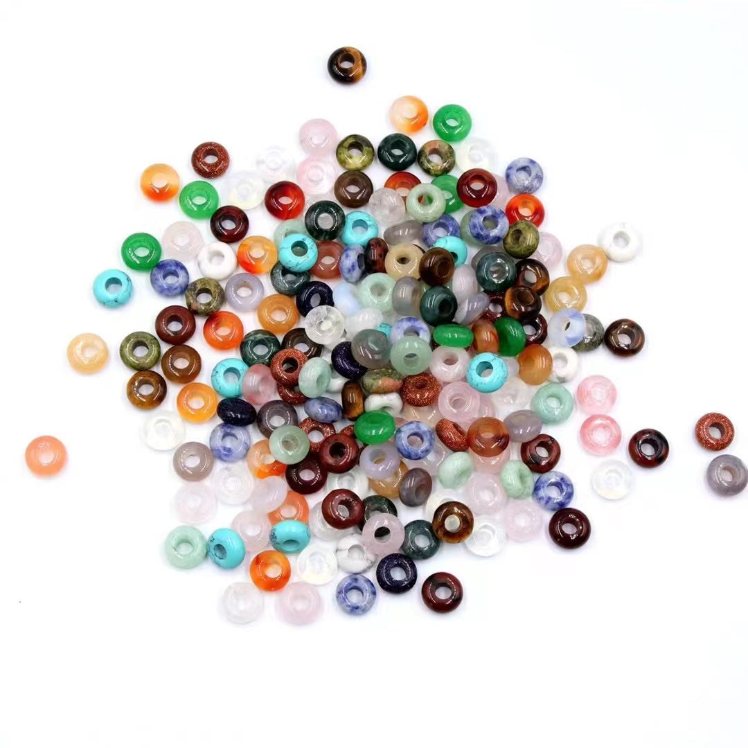 10mm Big Hole Round Crystal Beads for Jewelry DIY