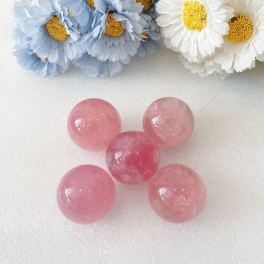 Star Rose Quartz Sphere