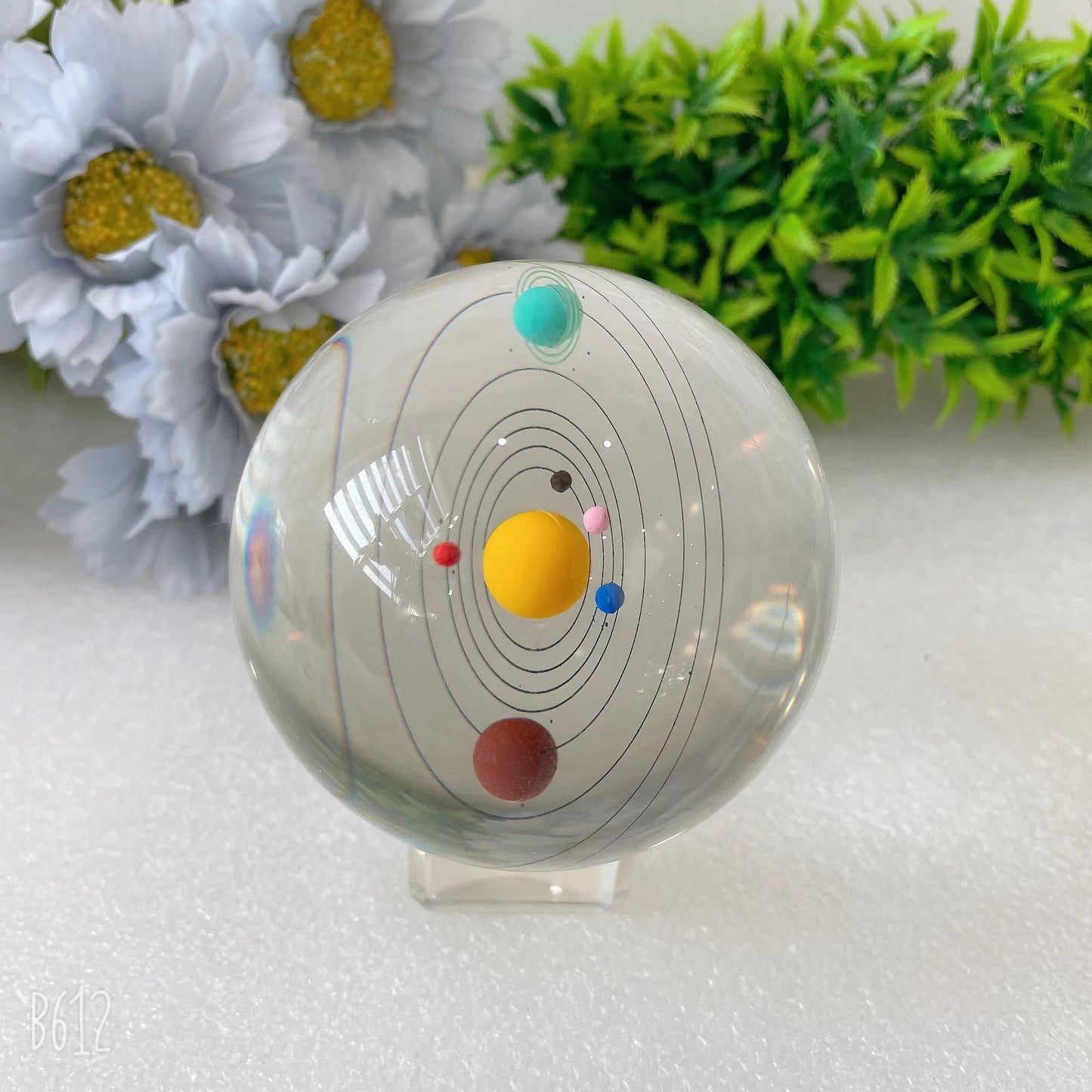 3.15" Planet Glass Crystal Sphere